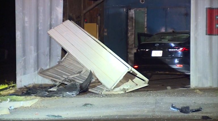 Car Crashes Into Okc Auto Body Shop