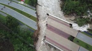 Carmel Bridge Collapse Halts Hazel Dell Traffic Flood Risks Escalate