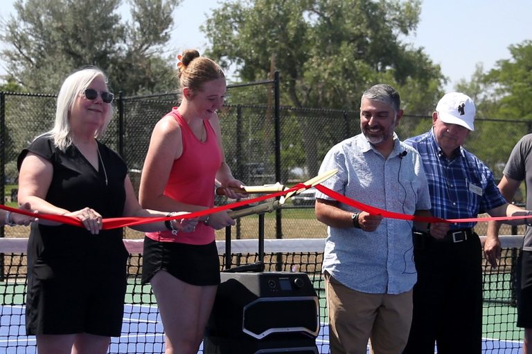 Casper Unveils New Tennis Courts