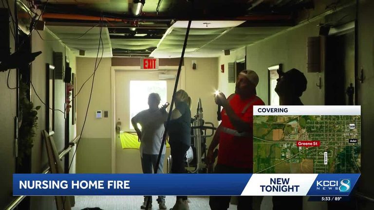 Ceiling Tiles Fall At Adel Nursing Home