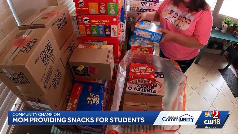 Central Florida Mom Delivers Snack Donations To Over 80 Local Schools