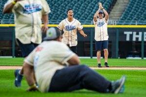 Chicago Police Knights Defeat City Council In Charity Softball At Rate Field