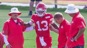 Chiefs Rookie Cyrus Allen Exits Practice