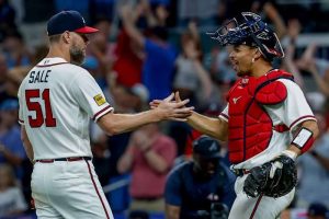 Chris Sale Throws Complete Game Shutout As Braves Beat Dodgers 1 0