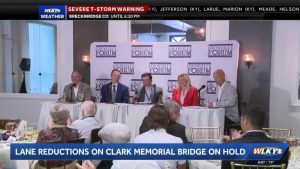 Clark Memorial Bridge Lane Changes