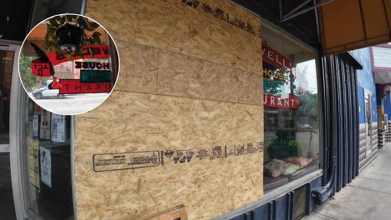 Clifton Coffee Shop Vandalized