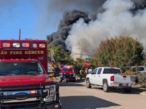 Dallas Grass Fire Spreads To Home