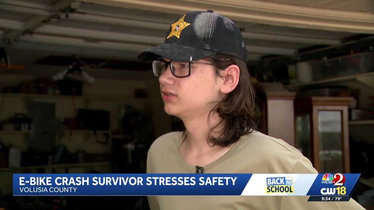 Deltona Teen Survives E Bike Collision