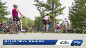 Des Moines Community Rides Rain Soaked Route To Fund Free Cancer Screenings