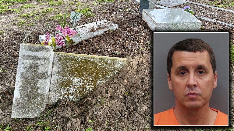 Dover Cemetery Vandalized
