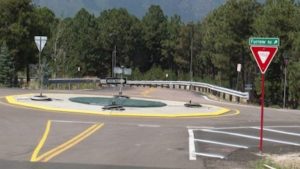 El Paso County Installs Modular Roundabouts On Furrow Road Near Monument