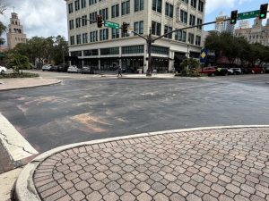 Fdot S Black Covering Of St Petersburg Pride Mural Begins To Wear Revealing Colo