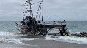 Fishing Vessel Runs Aground At Point Reyes Beach Prompting Diesel Removal And Be