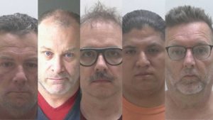 Five Men Arrested In Multi State Child Predator Sting Operation