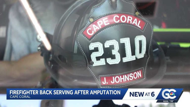 Florida Firefighter Returns To Duty