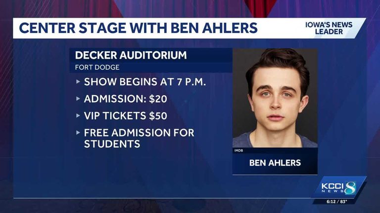 Fort Dodge Native Ben Ahlers Shares Acting Career