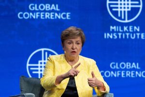 Imf Chief Says Global Economy Coping With Energy Shock But Fiscal Pressures Rise