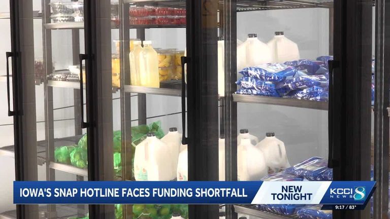 Iowa Food Banks Warn Of Snap Hotline Shortfall As Federal Funding Drops