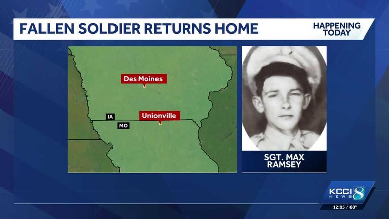 Iowa Korean War Soldier Max Ramsey S Remains Return Home