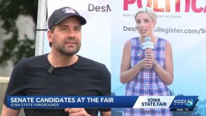Iowa State Fair Highlights Senate Race Hinson Backs Defense Funding Turek Pushes