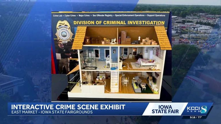 Iowa State Fair Offers Interactive Crime Scene Dollhouse For Visitors