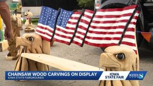 Iowa State Fair Showcases Wood Carving Art To Benefit Blue Ribbon Foundation