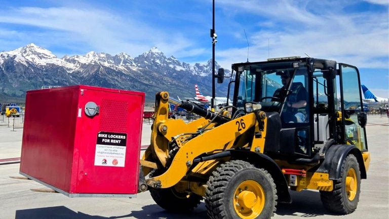 Jackson Hole Airport Adds Free Bike Lockers Urges Safety Precautions