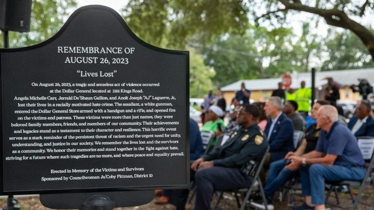 Jacksonville Community Gathers To Honor Victims Of 2023 Dollar General Shooting