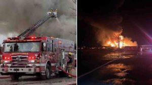Junkyard Blaze Engulfs Over 100 Vehicles In Spotsylvania County Early Monday