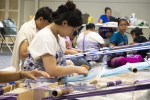 Karen Youth Learn Traditional Weaving At St Paul Library