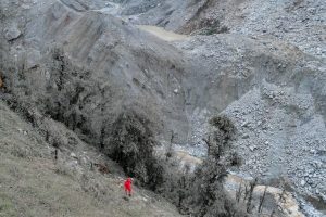 Lake Formed By Himalayan Glacier Collapse Shrinks Reducing Flood Risk Near China