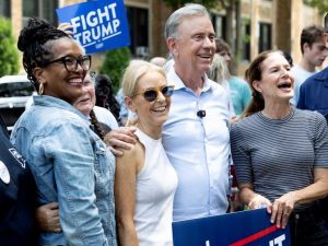 Lamont Speaks At Churches Rallies Before Primary