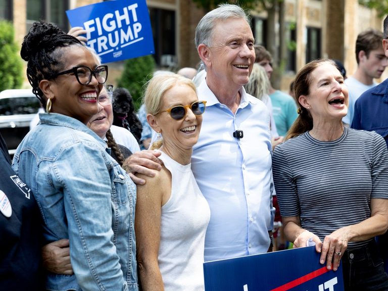 Lamont Speaks At Churches Rallies Before Primary
