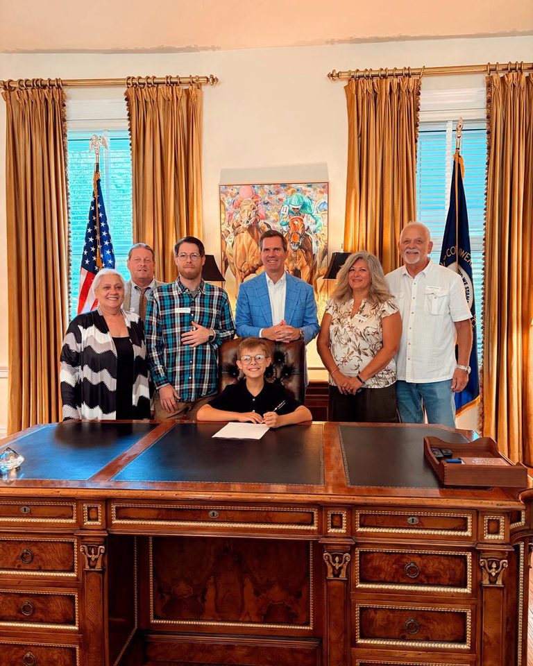 Lexington 12 Year Old Honored By State Leaders For Saving Man From Drowning