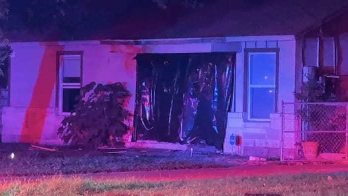 Man Drives Into East Side Home