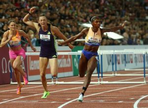 Masai Russell Sets New Women S 100M Hurdles World Record In Zurich