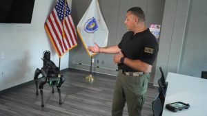 Mass State Police Use Robot Dogs Drones
