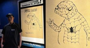 Movie Theater Employee Creates Hand Drawn Poster