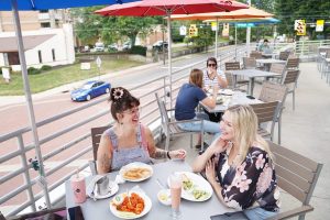 Mustard Seed S Upstairs Patio Offers Outdoor Dining In Akron S Highland Square