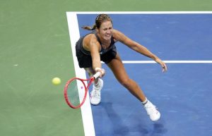 Naomi Osaka Dazzles With Allen Iverson Inspired Outfit And Wins Opening Us Open
