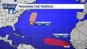 National Hurricane Center Tracks Two Atlantic Systems With Potential To Become T