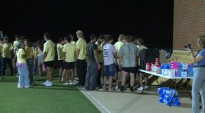 Newcastle High School Seniors Mark Last First Day