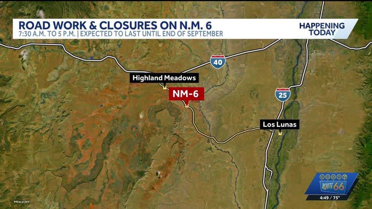 Nmdot Begins Road Preservation Project On State Road 6 Between Los Lunas And Hig