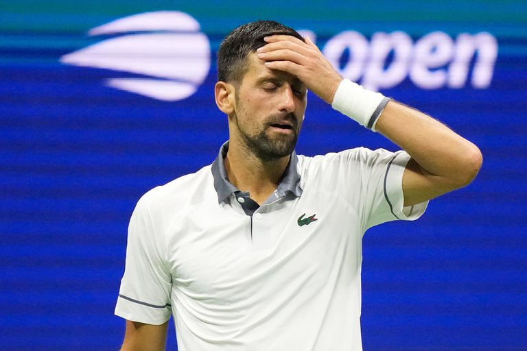 Novak Djokovic Eliminated In First Round Of U S Open By Mariano Navone
