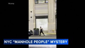Nypd Investigates Video Of Three People Emerging From Sewer Near Penn Station