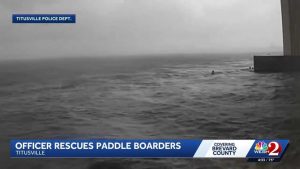 Officer Honored For Saving Paddleboarders