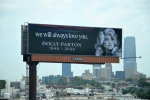 Okc Billboards Display Tribute To Dolly Parton With We Will Always Love You
