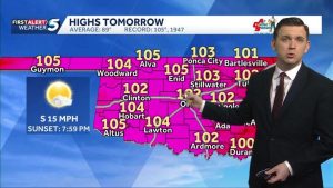 Oklahoma City Faces New Triple Digit Heat Streak Fire Risk Climbs