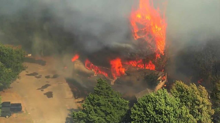 Oklahoma Wildfires Destroy Home Prompt Arson Investigation