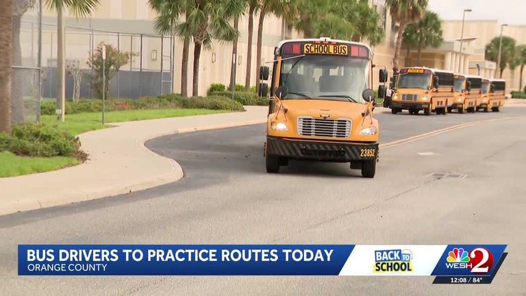 Orange County School Bus Drivers Prepare For New Year